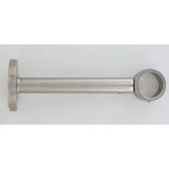 SUPPORT SIMPLE EXT D28 155 MM X1 ARGENT MAT