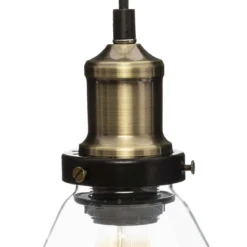 SUSPENSION ALAK VERRE CONIQUE H.22CM