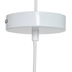 SUSPENSION CERAMIQUE BRUNA BLANC D.23CM