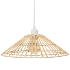 SUSPENSION CONE MAHE BAMBOU NATUREL D.36CM
