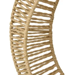 SUSPENSION CORDE FORME LUNE H.33CM