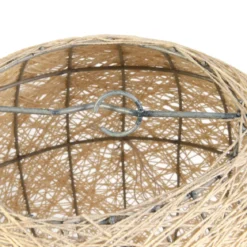 SUSPENSION INTERIEUR BEIGE 30CM