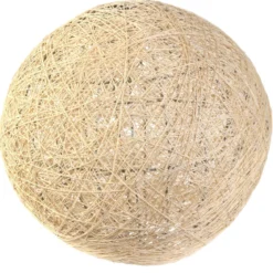 SUSPENSION INTERIEUR BEIGE 30CM