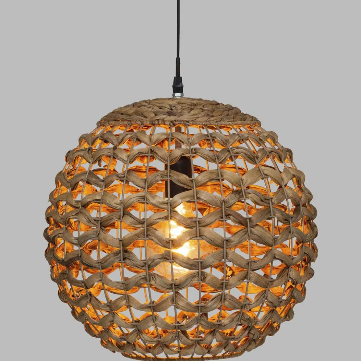 SUSPENSION JACINTHE SAND NATUREL D.38CM