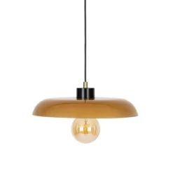 SUSPENSION JODY VERRE AMBRE D.35CM