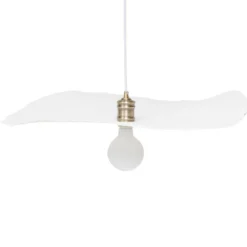 SUSPENSION MACHE TEHANI BLANC D.57CM