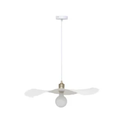 SUSPENSION MACHE TEHANI BLANC D.57CM