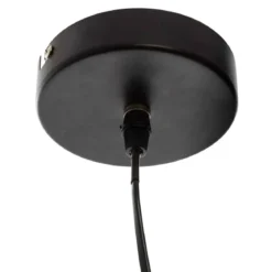 SUSPENSION MAILLE FER NOIR ALI H.82CM