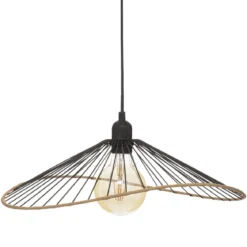 SUSPENSION METAL ALARA NOIR D.45CM