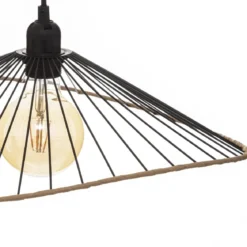 SUSPENSION METAL ALARA NOIR D.45CM