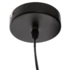 SUSPENSION METAL BOIS CUBA NOIR 94CM