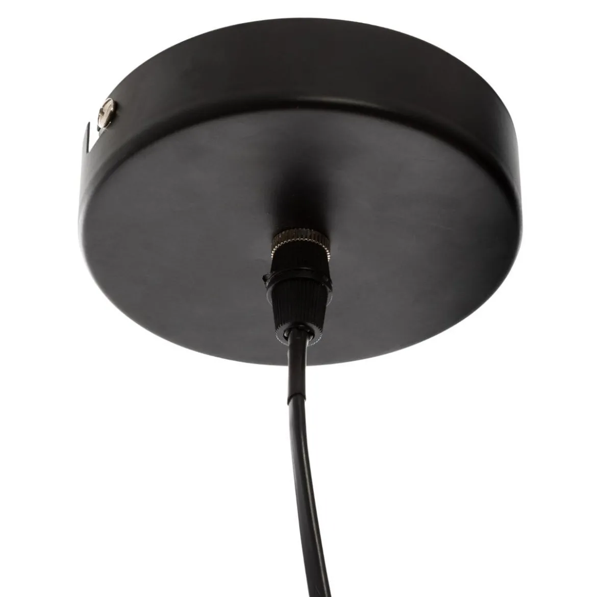 SUSPENSION METAL BOIS CUBA NOIR 94CM