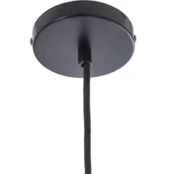 SUSPENSION METAL BOIS PRAO GRIS D.57CM