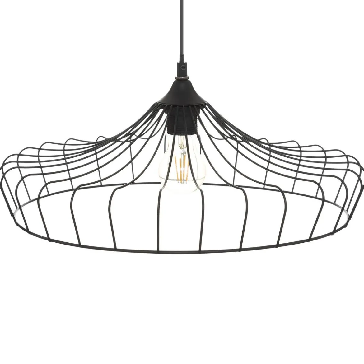 SUSPENSION METAL ERIN NOIR D.44CM