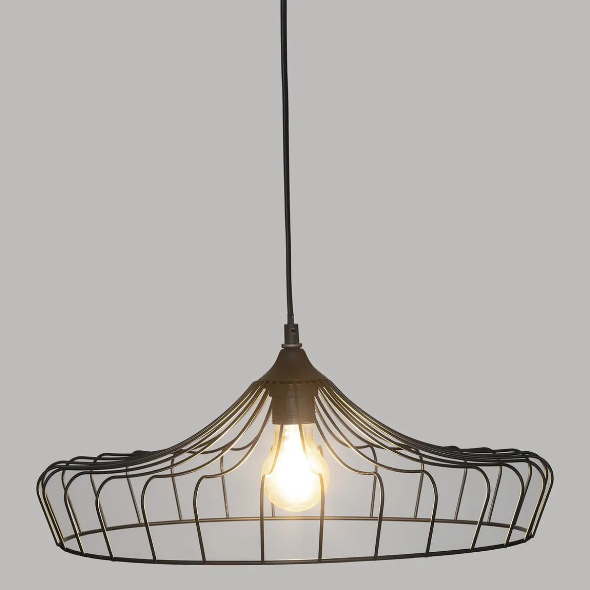 SUSPENSION METAL ERIN NOIR D.44CM