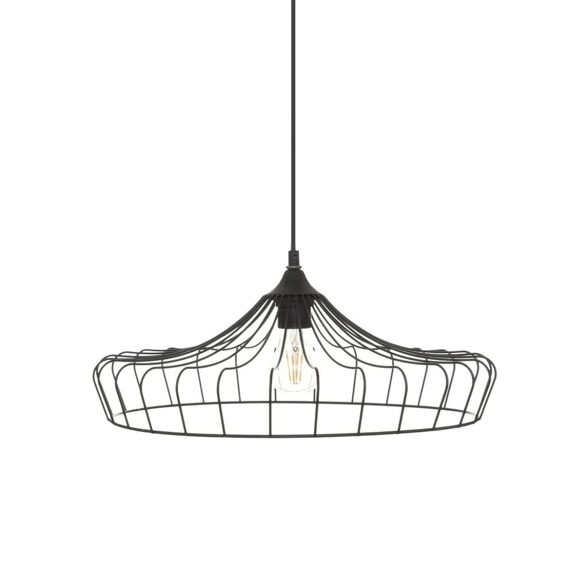 SUSPENSION METAL ERIN NOIR D.44CM