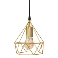SUSPENSION METAL FILAIRE IDA DORE D.19CM