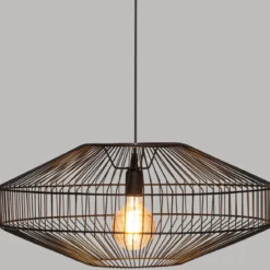SUSPENSION METAL FIL VILAS NOIR D.57CM