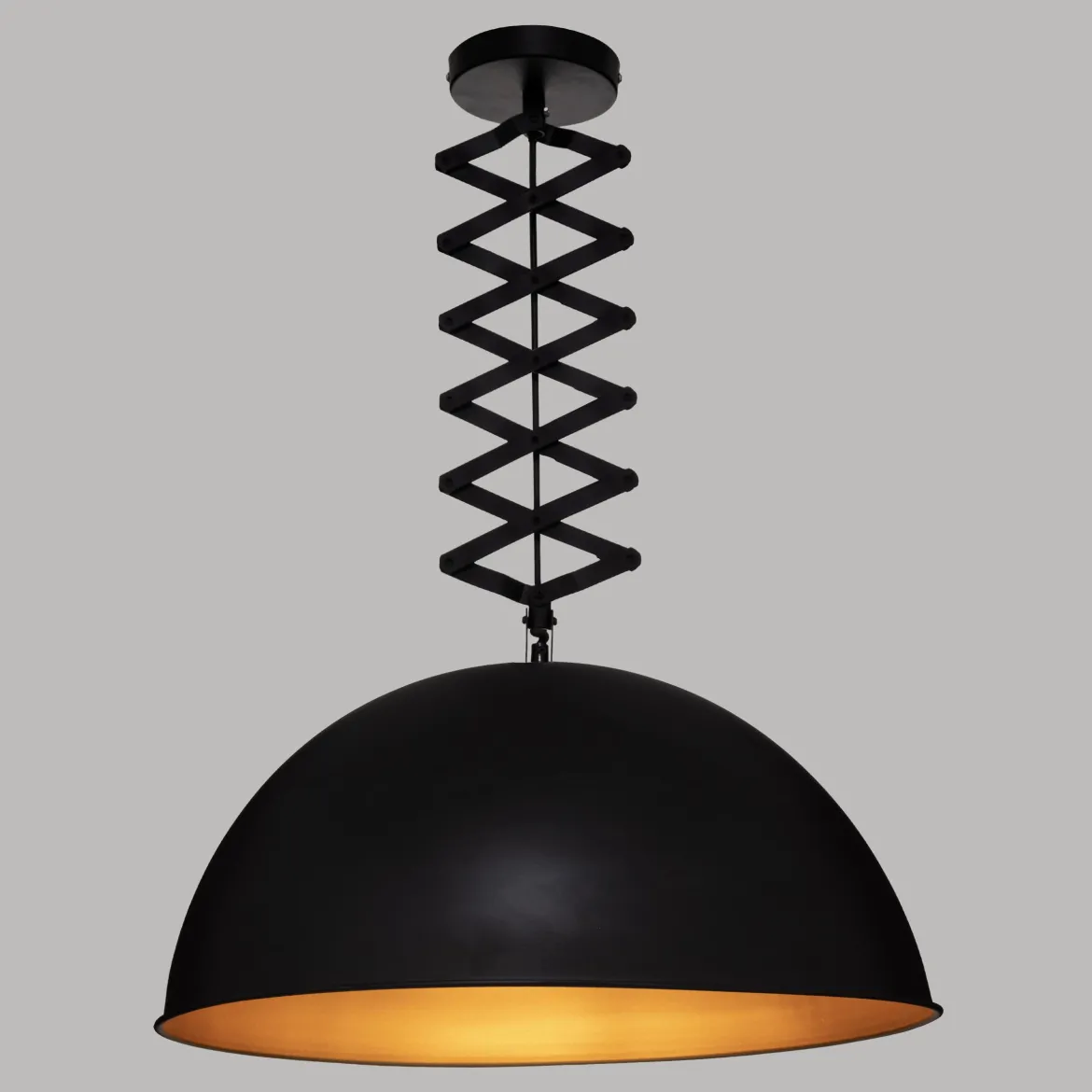 SUSPENSION METAL LAHTI NOIR D.51CM
