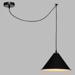 SUSPENSION METAL LOICA NOIR D.28.5CM