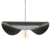 SUSPENSION METAL PILAR NOIR L.52CM