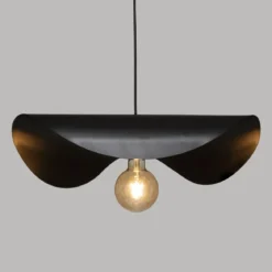 SUSPENSION METAL PILAR NOIR L.52CM