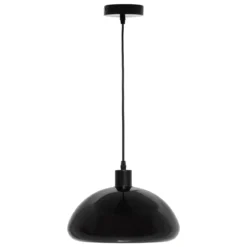SUSPENSION METAL SAVIO NOIR D.27CM