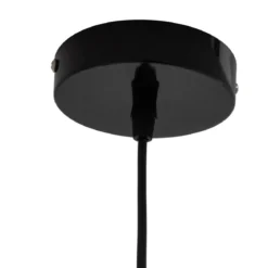 SUSPENSION METAL SAVIO NOIR D.27CM