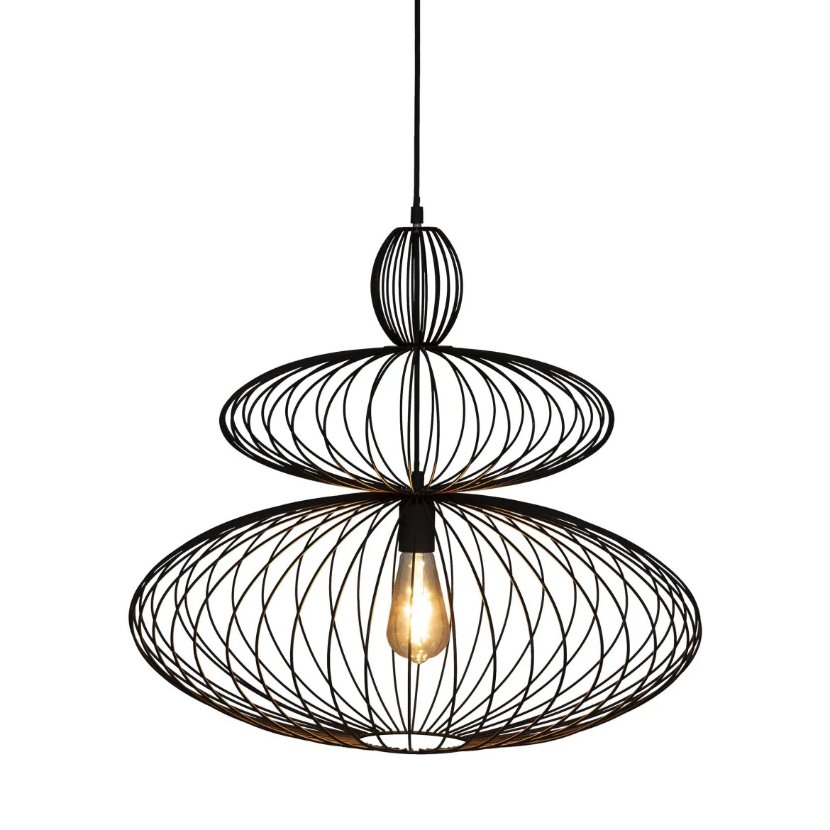 SUSPENSION METAL VEGA NOIR D.58CM