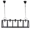 SUSPENSION METAL VERRE L.100CM