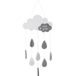 SUSPENSION NUAGE GRIS