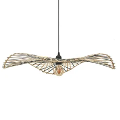 SUSPENSION PERRY NOIRE ET NATUREL
