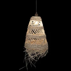 SUSPENSION ROSEAU LAHYS NATUREL D.28CM