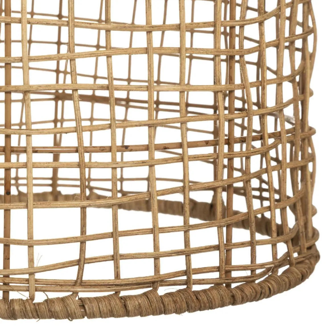 SUSPENSION ROTIN KARLA NATUREL D.24CM