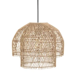 SUSPENSION ROTIN KERY NATUREL D.38CM