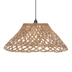 SUSPENSION ROTIN LOUR NATUREL D.64CM