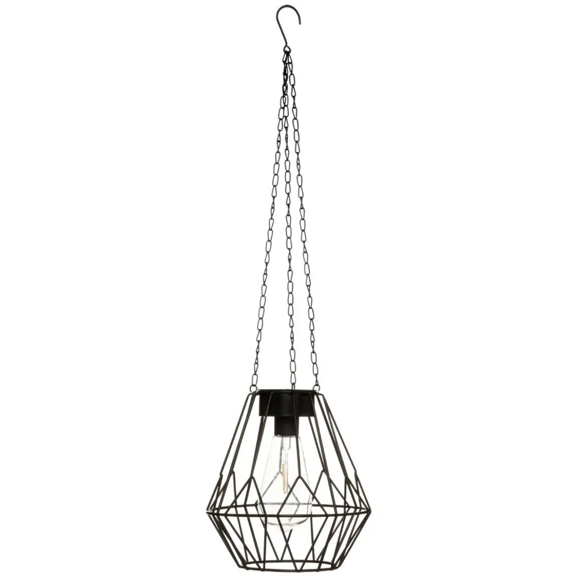 SUSPENSION SOLAIRE FLAVE METAL FILAIRE H.20.5CM