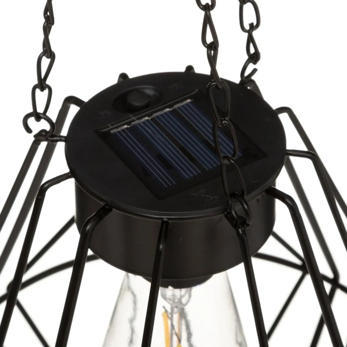 SUSPENSION SOLAIRE FLAVE METAL FILAIRE H.20.5CM