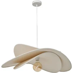 SUSPENSION TISSU ALARA BEIGE L.69CM