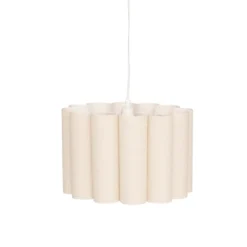 SUSPENSION TISSU RONA BEIGE D.37CM