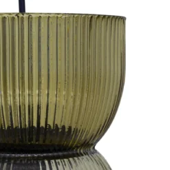 SUSPENSION VERRE ANCEL VERT D.14CM