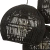 SUSPENSION X3 CORDE TROPIQUES AUSTRALES NOIR D.24.5CM