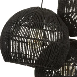 SUSPENSION X3 CORDE TROPIQUES AUSTRALES NOIR D.24.5CM