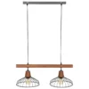 SUSPENSION X2 METAL CAFE BORDELAIS CARAMEL D.28CM