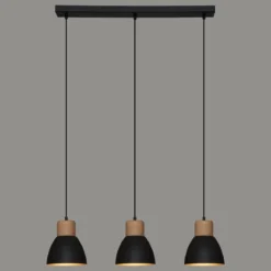 SUSPENSION X3 METAL DESY NOIR D.15CM