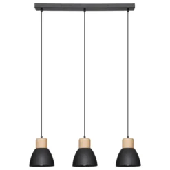 SUSPENSION X3 METAL DESY NOIR D.15CM