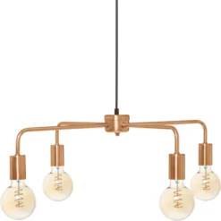 SUSPENSION X4 METAL KELI CUIVRE D.69CM