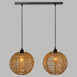 SUSPENSION X2 ROTIN RANA NATUREL L.50CM