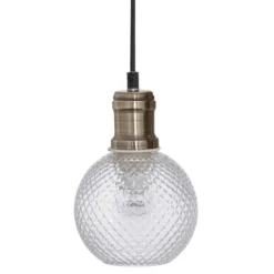 SUSPENSION X3 VERRE KAT TRANSPARENT D.14CM