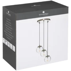 SUSPENSION X3 VERRE NIGHT DORE D.15CM